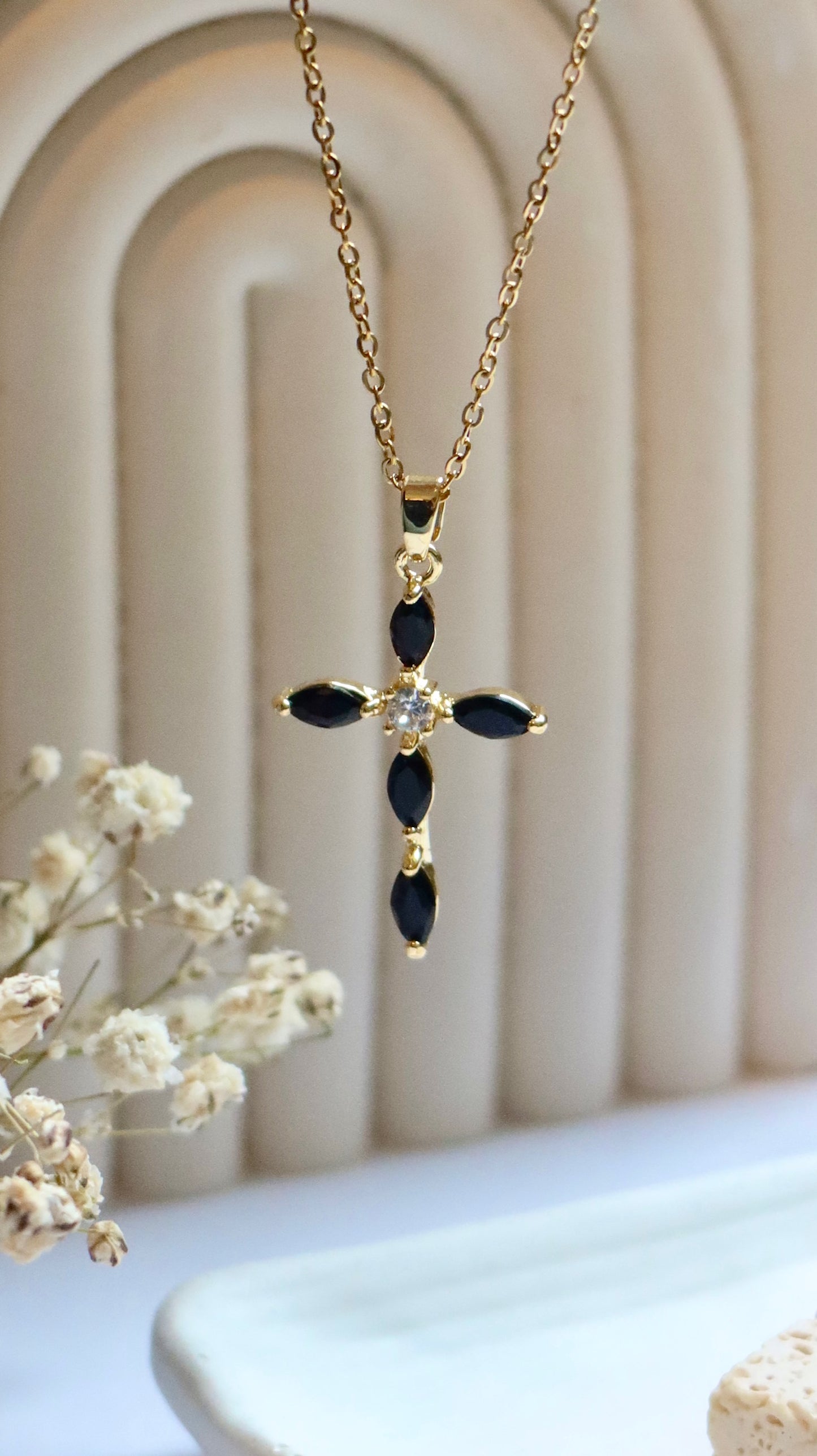 Black Crystal Cross