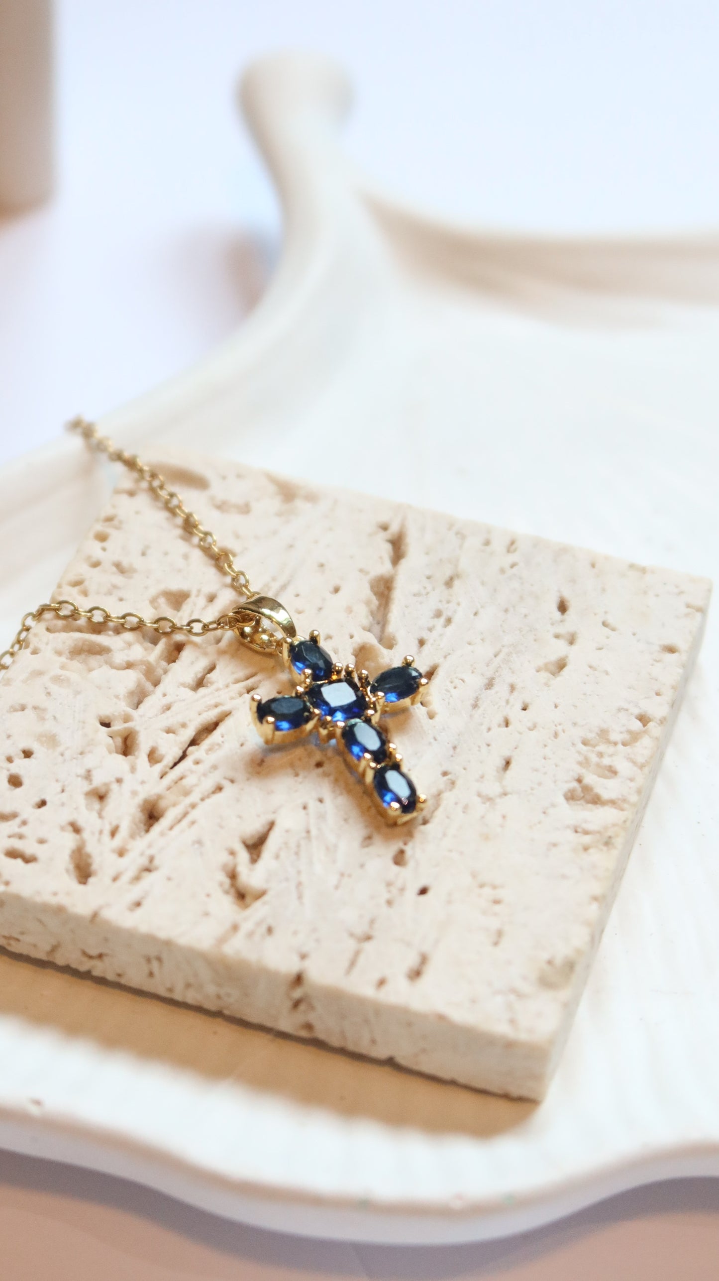 Sapphire Crystal Cross