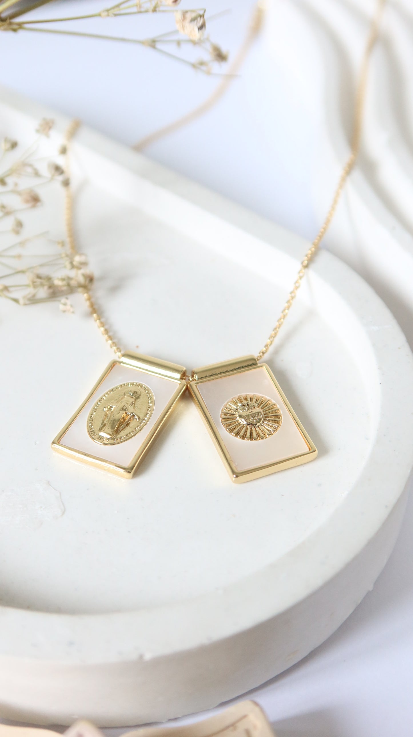 Pearl Scapular of the Sacred Heart