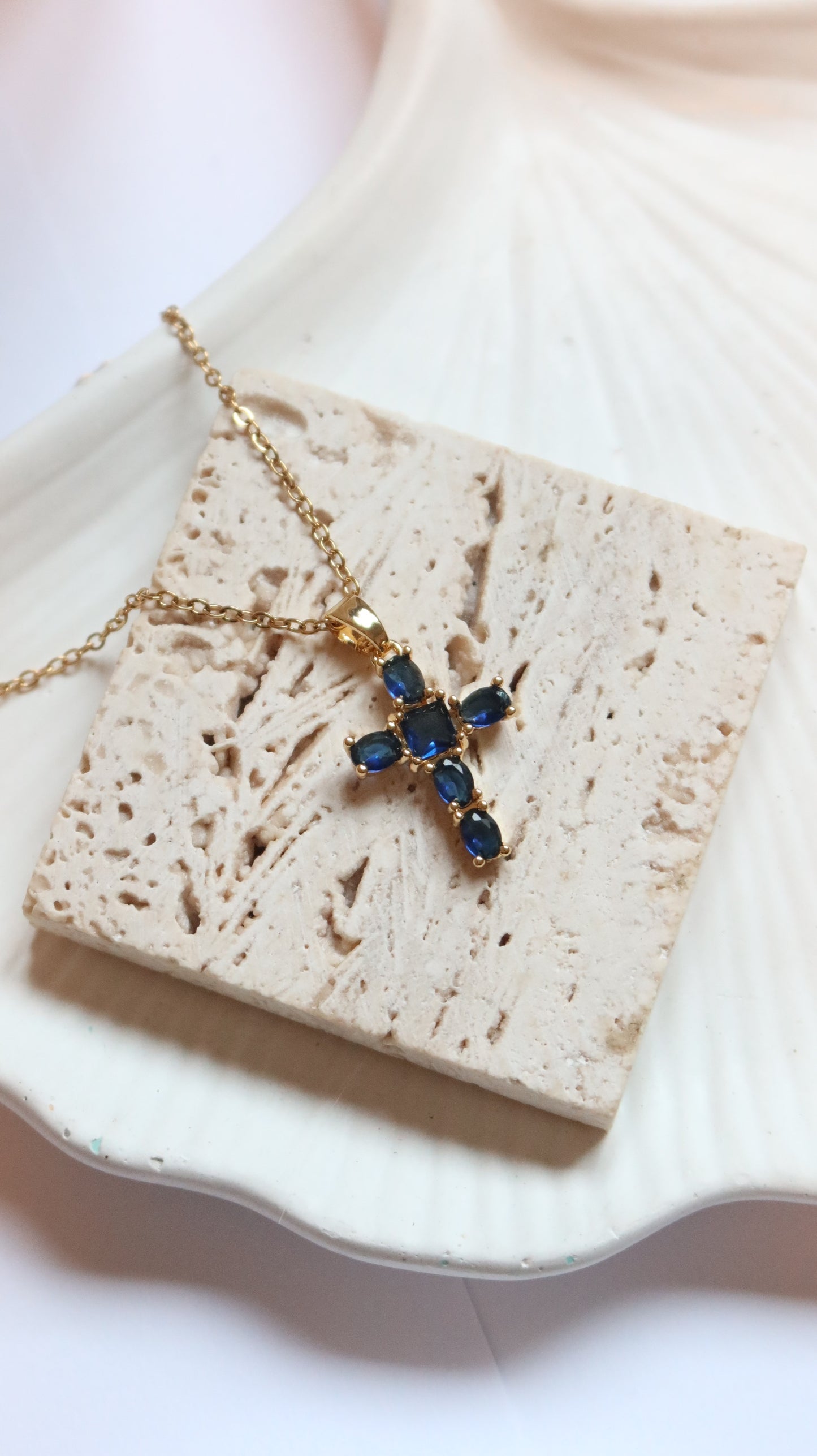 Sapphire Crystal Cross