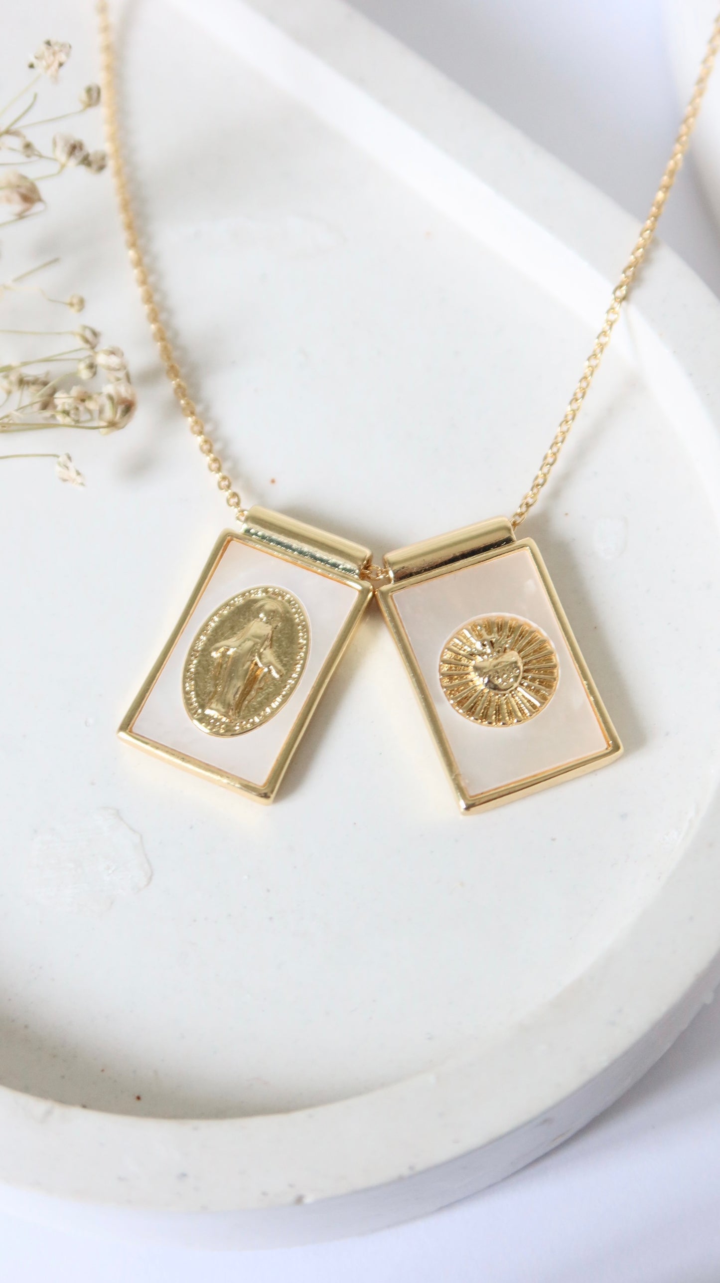 Pearl Scapular of the Sacred Heart