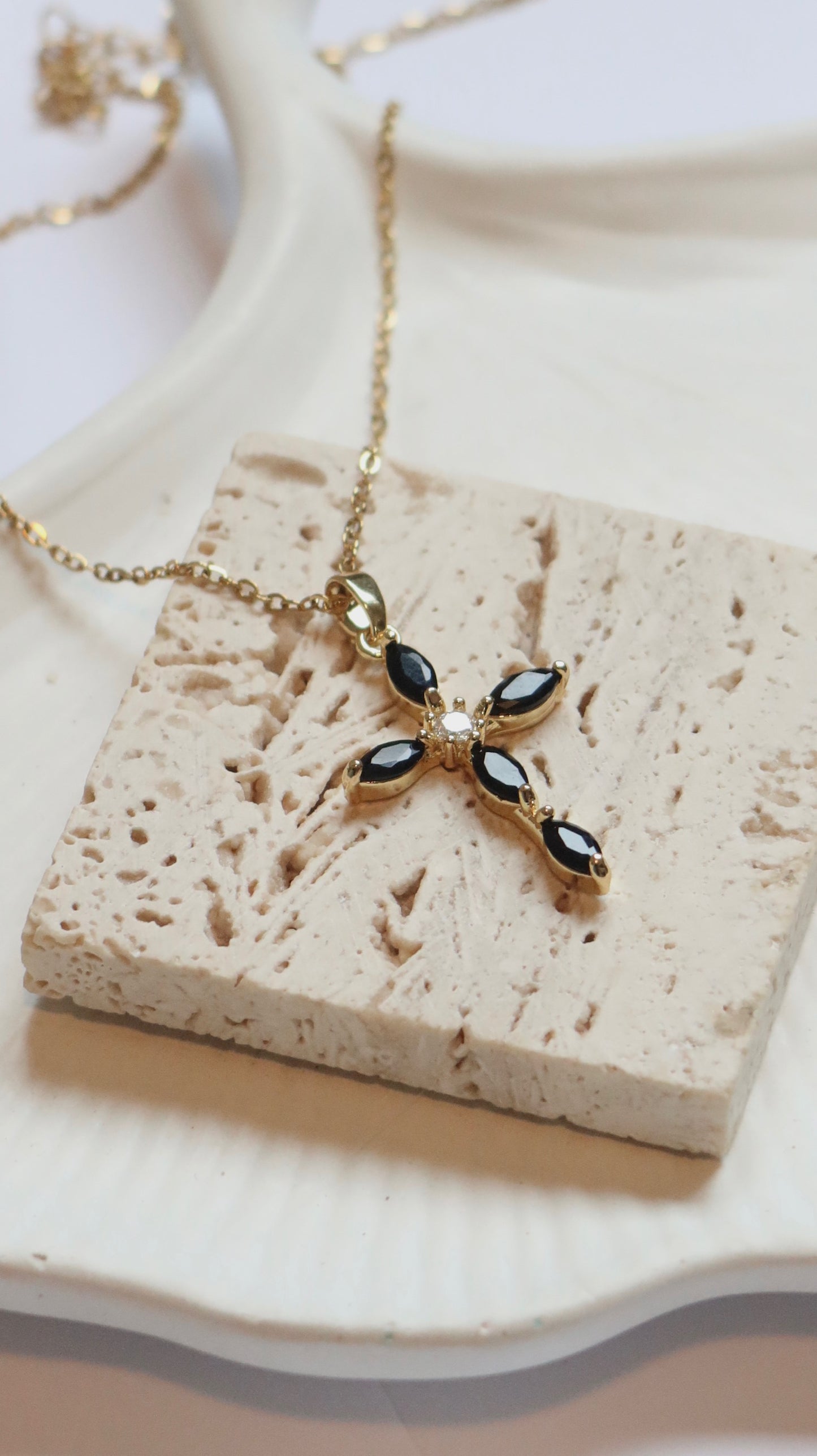 Black Crystal Cross