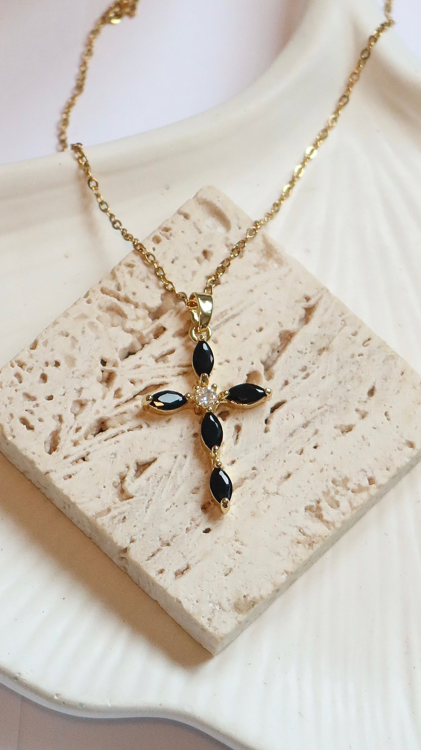 Black Crystal Cross
