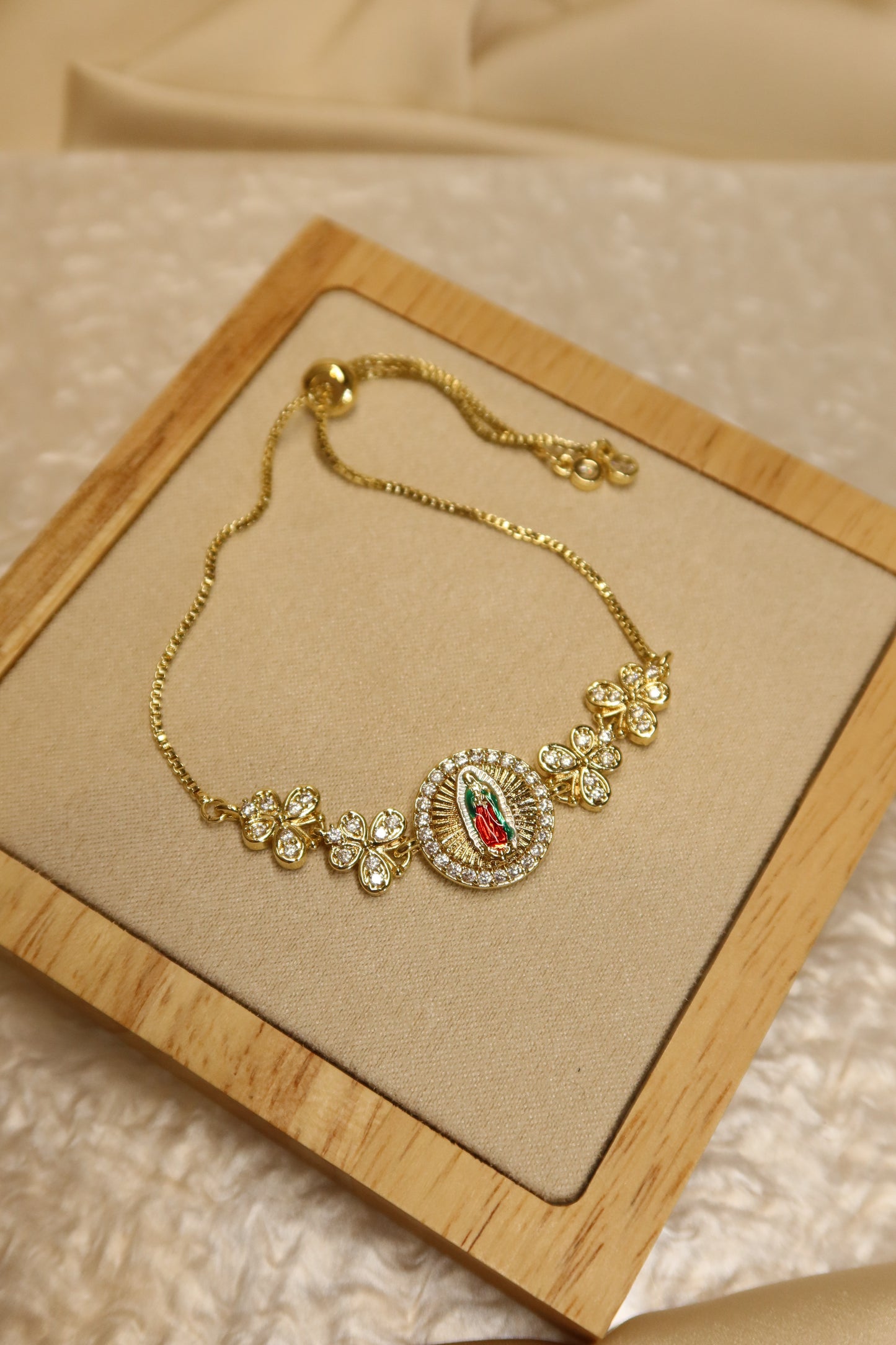 Our Lady of Guadalupe Dainty Bracelet