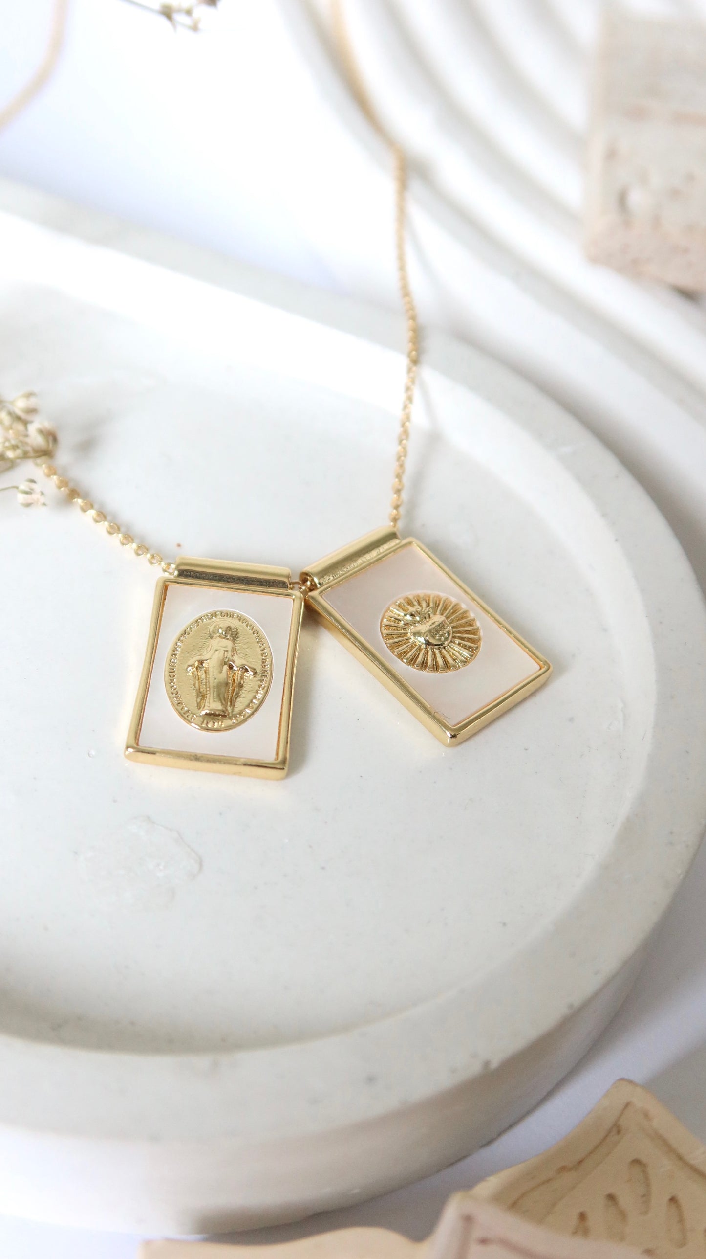 Pearl Scapular of the Sacred Heart
