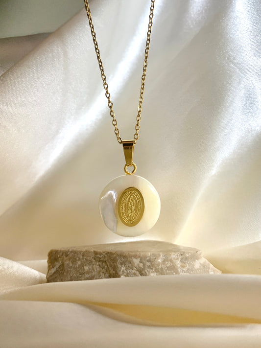 Our Lady of Guadalupe Pearl Necklace