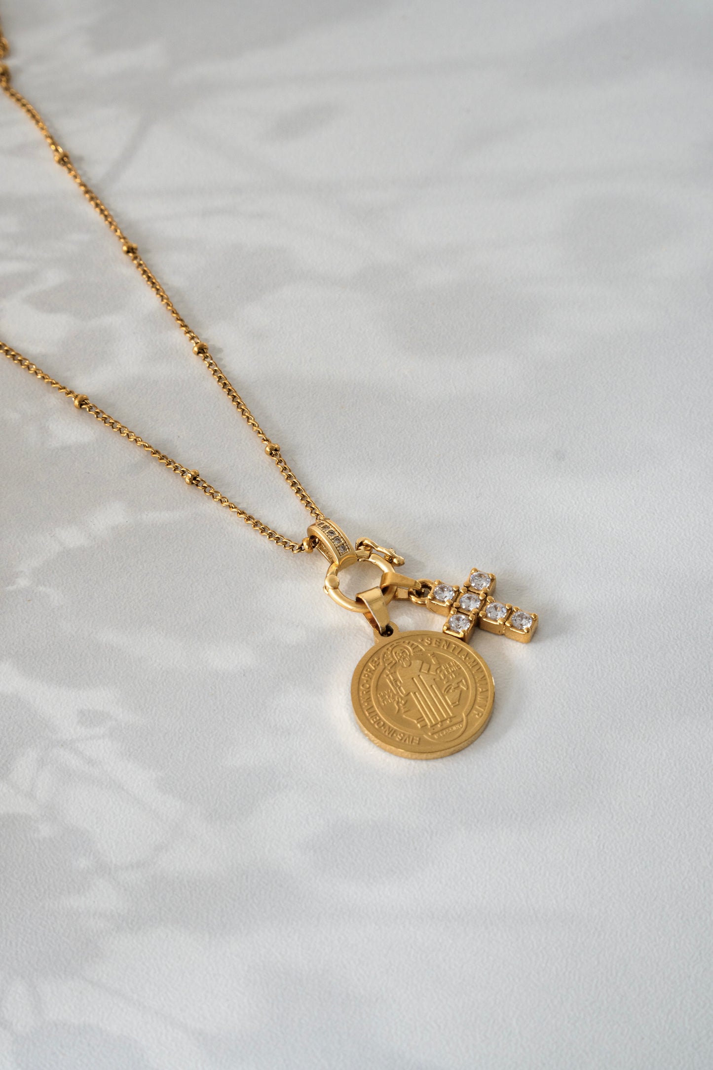 Leorah Gold Pendant Pair