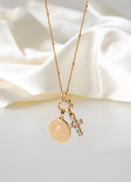 Leorah Gold Pendant Pair