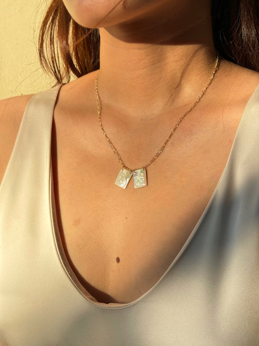 Pearl Scapular Set